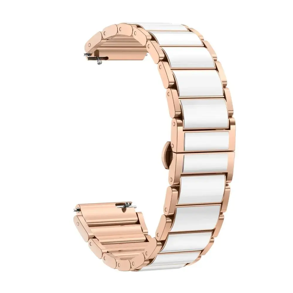 Elegant 18mm Ceramic Watch Strap - Premium Wristband Bracelet