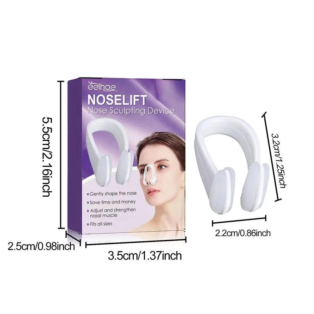 Nose Shaper Device White Silicone Nose Up Lifting Shaping Bridge Straightening Slimmer Device No Painful Beauty Tools nose shaper
