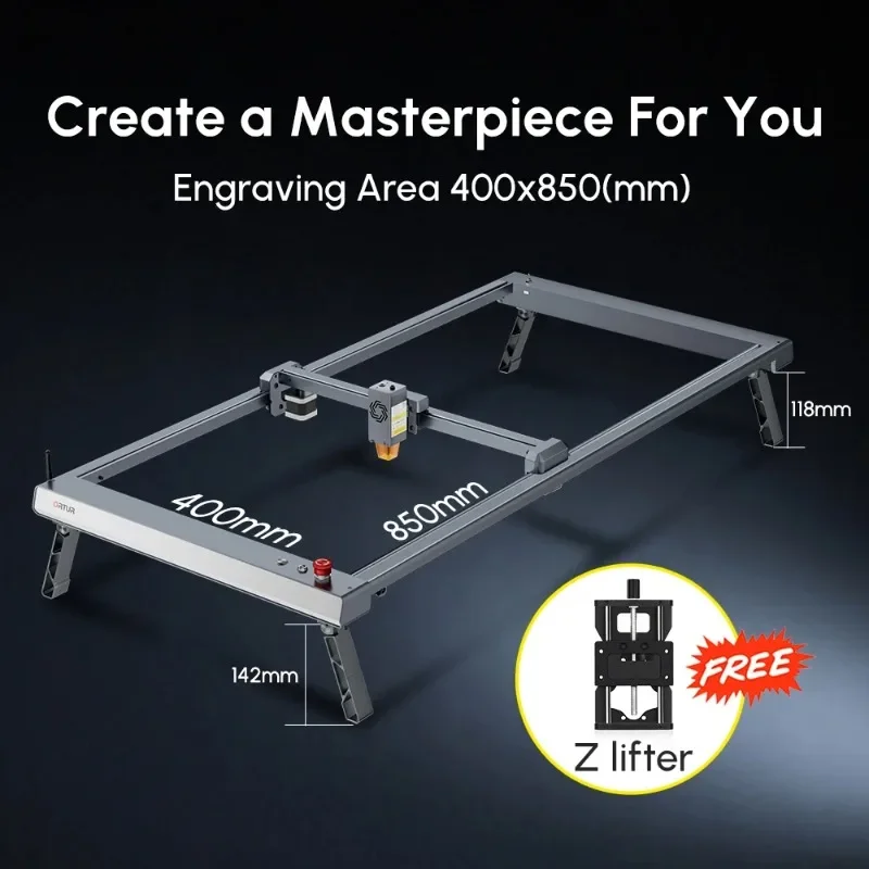 

ORTUR OLM3 Laser Engraver Cutter With 10W Diode Module 85*40cm Working Area Wifi App Offline Image Printer Buiness DIY Tool HOT