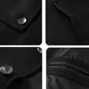 Woolen Jacket Men Plus Size 12XL Solid Color Jackets Woolen Coats Male Autumn Winter Long Style Jacket Fashion Casual 6
