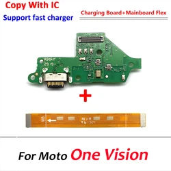 Enhanced USB Charging Port with Microphone Connector and LCD Flex (One Vision A Set)