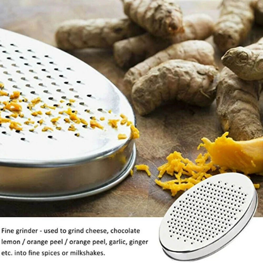 Stainless Steel Cheese Grater Container Store Two-Sided Fruit Vegetable Slicer Tool Manual Home Kitchen Accessories Gadget vegetable slicer