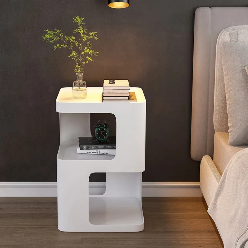 

AOLIVIYA Official New Internet Celebrity Minimalist Iron Bedside Table Light Luxury Living Room Sofa Small Table B