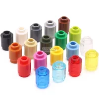 Marumine 1x1 Round Cylinder Bricks 100PCS Technology Changeover Catch Parts 3062 30068 Assemble Particles Building Blocks Toys 2