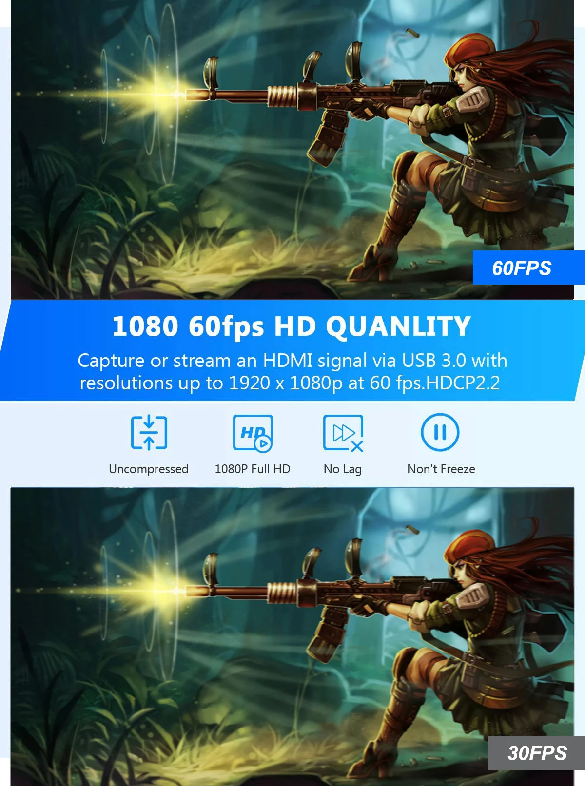 Real USB 3.0 HDMI Video Capture Card Yuy2 1080P 60fps Full HD Ms2130 Capture Card Game Recorder Grabber Laptop PC Live Streaming