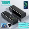 PD100W 20000mAh Large Capacity Power Bank Two-way Fast Charging Portable Powerbank Laptop External Spare Battery for Macbook 2