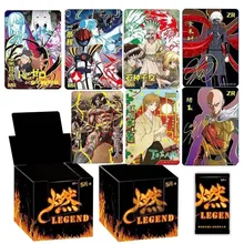 

2022 New Heros Story Collection Cards Saitama Ooal Gown Macross Kaneki Inuyasha Shinra Kusakabe Table Toys For Family Children