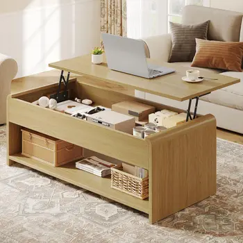 Curved Lift Top Coffee Table 1