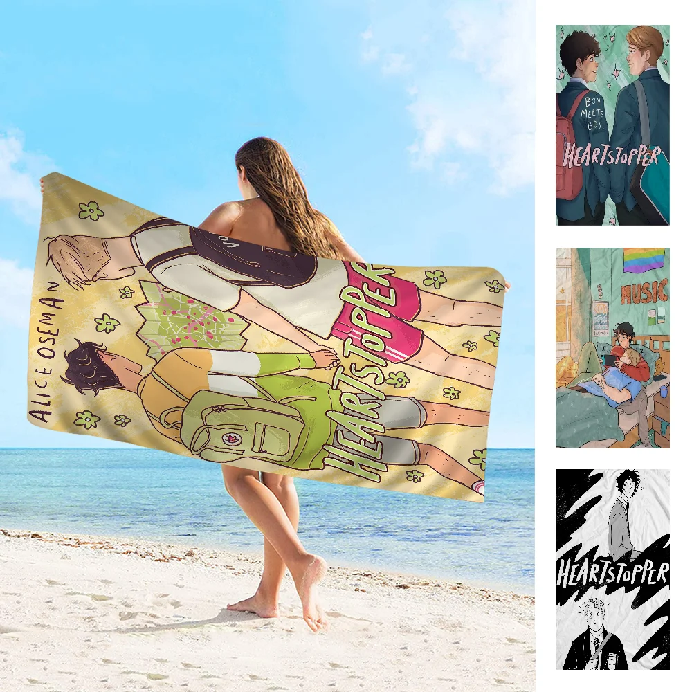New Heartstopper Big Microfiber Beach Towels Quick Dry Towel Sand Beach Towels Pool Towel For Travel Swim Pool Yoga 5