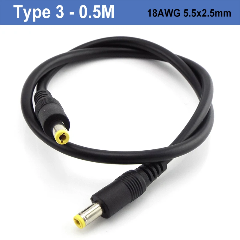 Connettori 12 V CC 5,5 x 2,1 mm Cavo di alimentazione CC a spirale Connettore maschio femmina per adattatore di alimentazione telecamera di sicurezza CCTV Lunghezza 25 cm  13