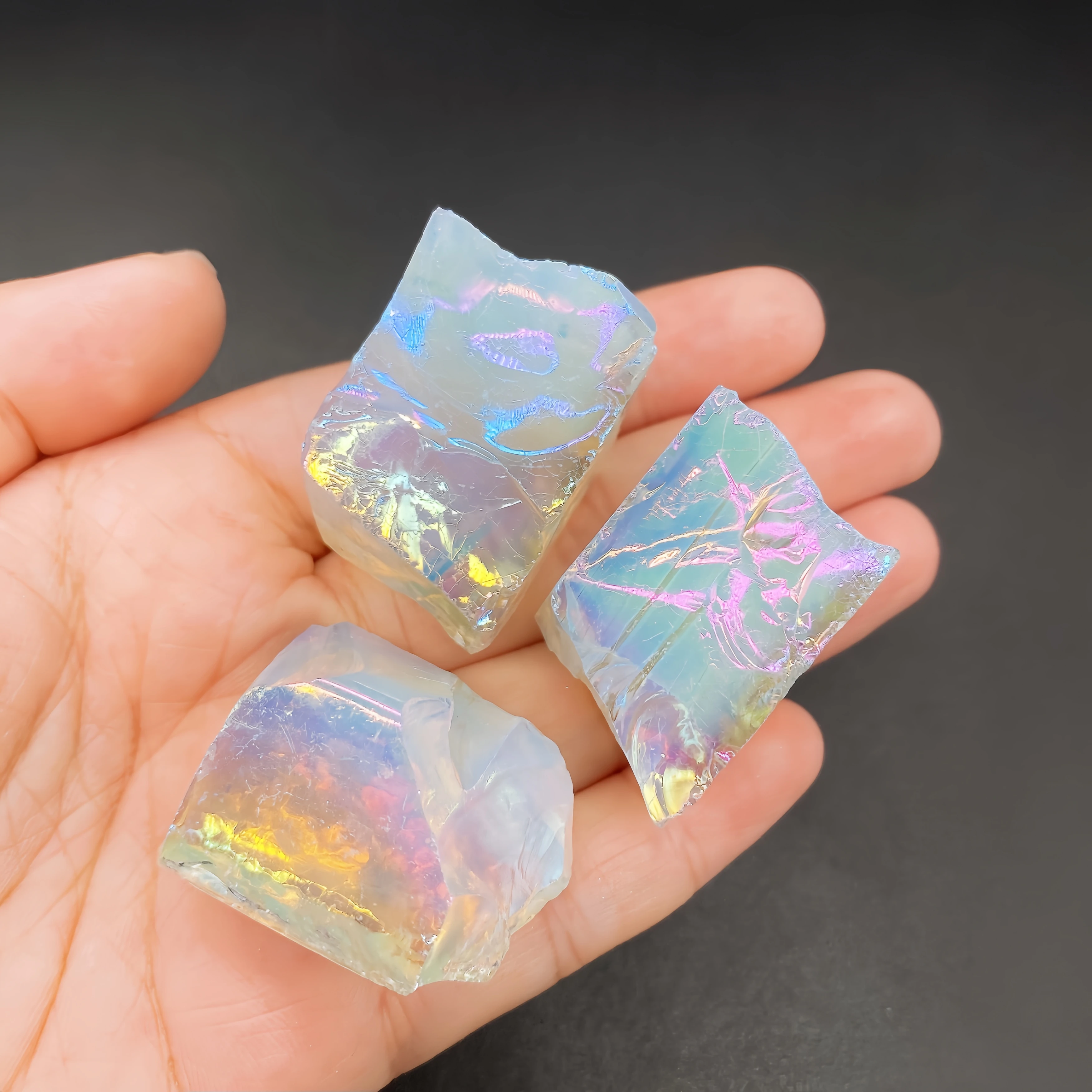 1PC Aura Opalite Crystal Electroplated Glitter Raw Stone Mineral Specimen Home Decoration Reiki Healing Gift 3 Sb85f35ce79b24b678b052a1f68fe5bf1b
