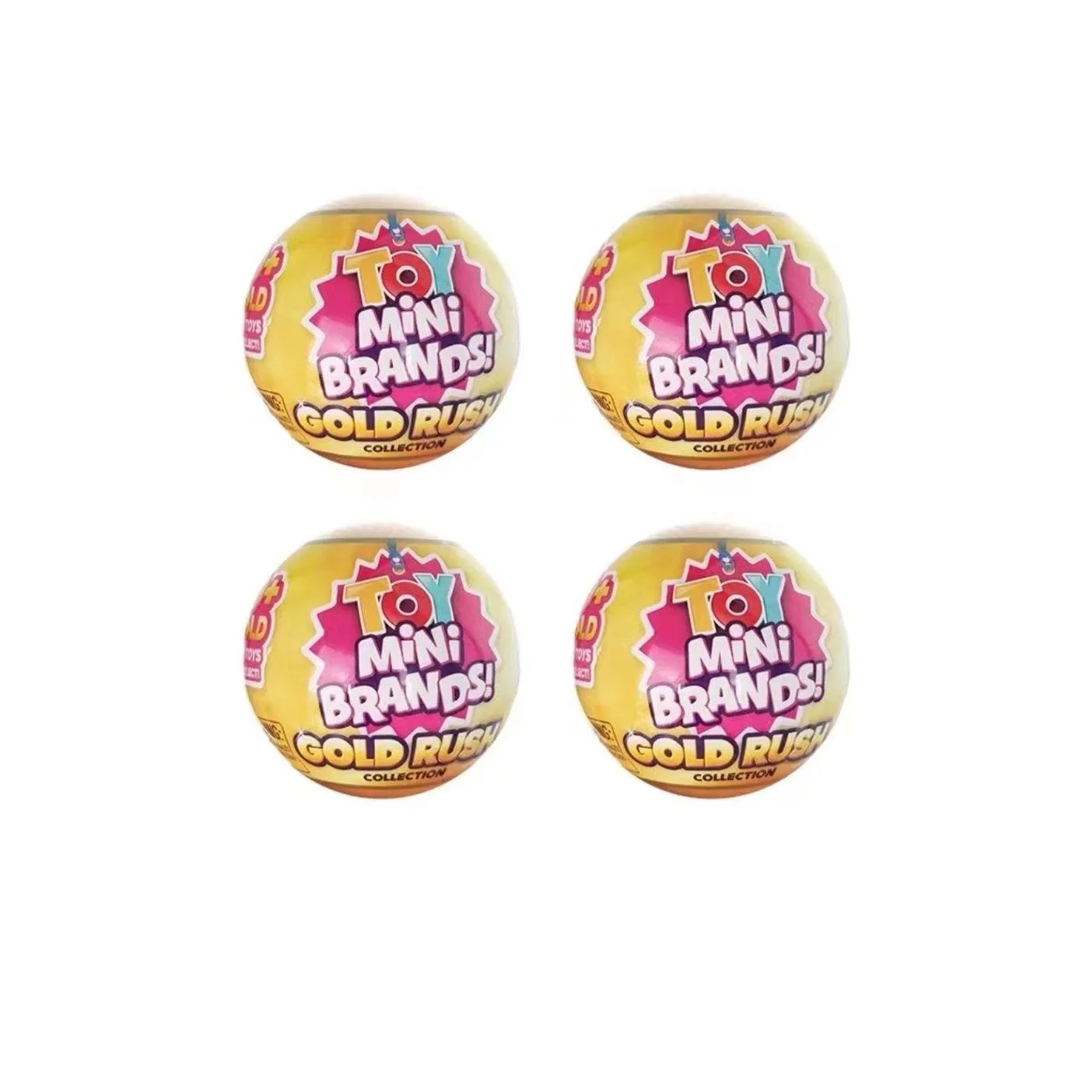 5 Surprise ball rare rose Gold rush Ball toy Mini brands Capsule Collectible Toy Anime Figure Toys Birthday Surprise Kids Gifts 2