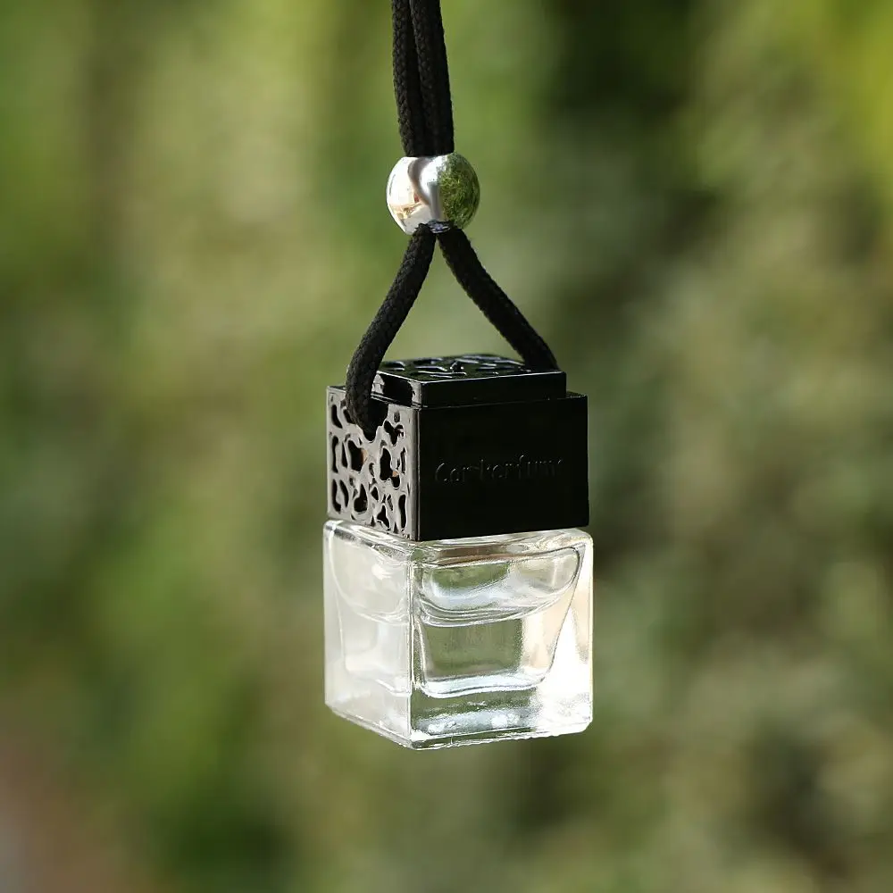 1/3PCS Home Decor Hanging Pendant Diffuser Air Fresher Empty Glass Bottles Fragrance Car Perfume Bottle