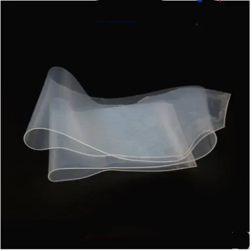 Rubber sheet Silicone rubber pads 0.1mm/0.2mm/0.3mm/0.5mm/0.8mm Silicone Rubber Sheet 500mm Width 500mm Length Transparent Silicone Film