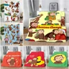 Cute Cartoon Curious George Printed Blanket Picnic Blankets Warm Blanket Soft and Comfortable Blanket Home Travel Birthday Gift 1