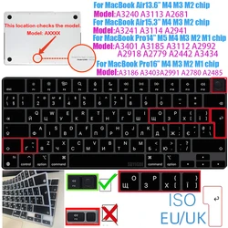 Ukrainian Language Silicone Keyboard Cover (EU - Enter)