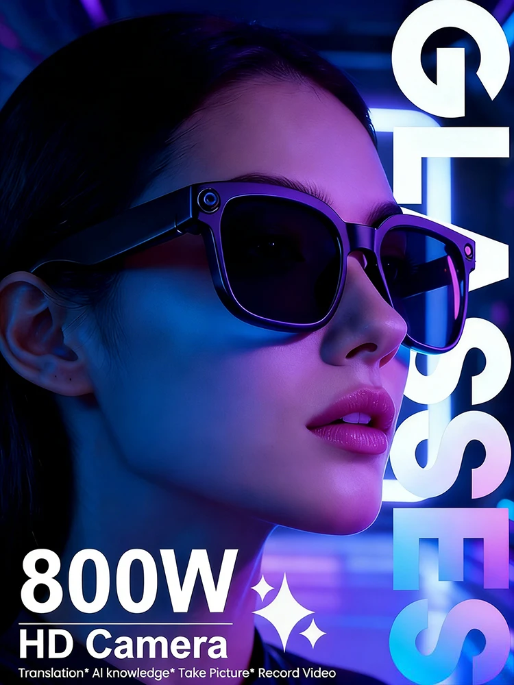 Smart Brille Mit Ki Sprachübersetzung Und Videoaufnahmefunktion_voghion.com