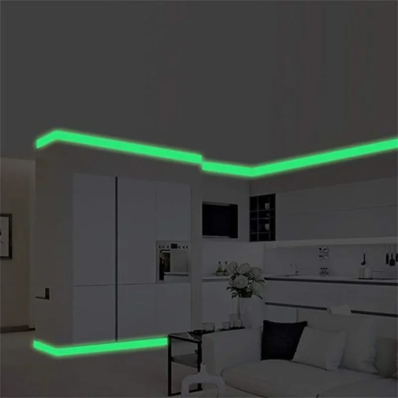 1 Roll Luminous Tape 118.11inchSelf-adhesive Tape Night Vision Glow In Dark Safety Warning Security Stage Tapes Stickers Home