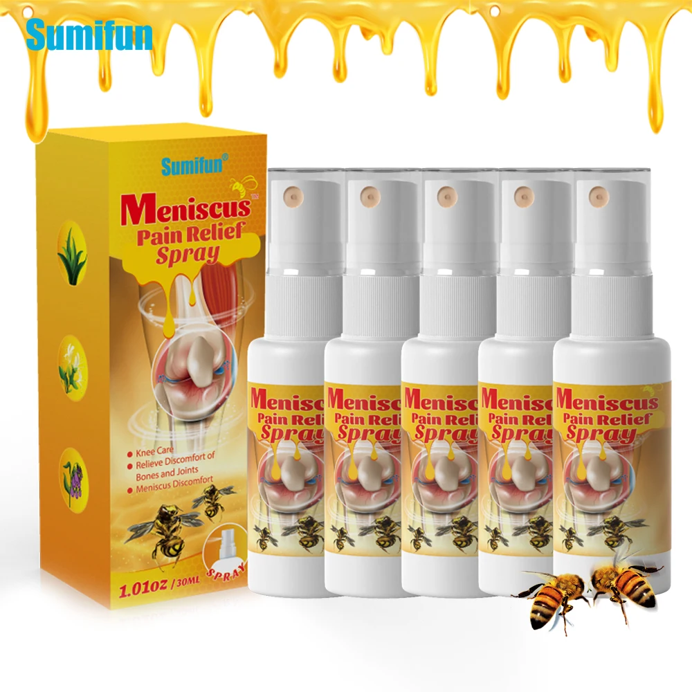 

5/10Pcs Sumifun Meniscus Pain Relief Spray Knee Joint Muscle Ache Cream Bee Venom Balm Arthritis Rheumatoid Painkiller Plaster