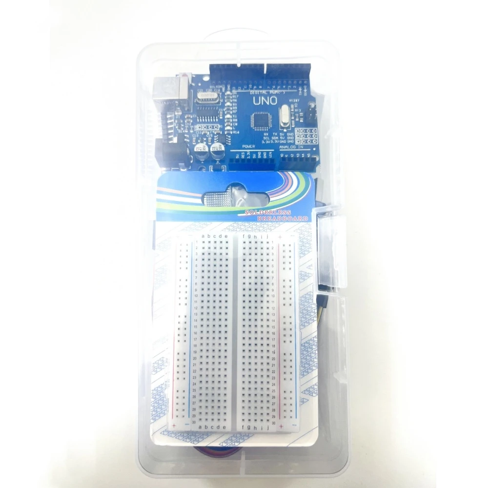 Arduino Component Set 400 Tie-points Breadboard DIY Project Starter Kit for Arduino UNO R3