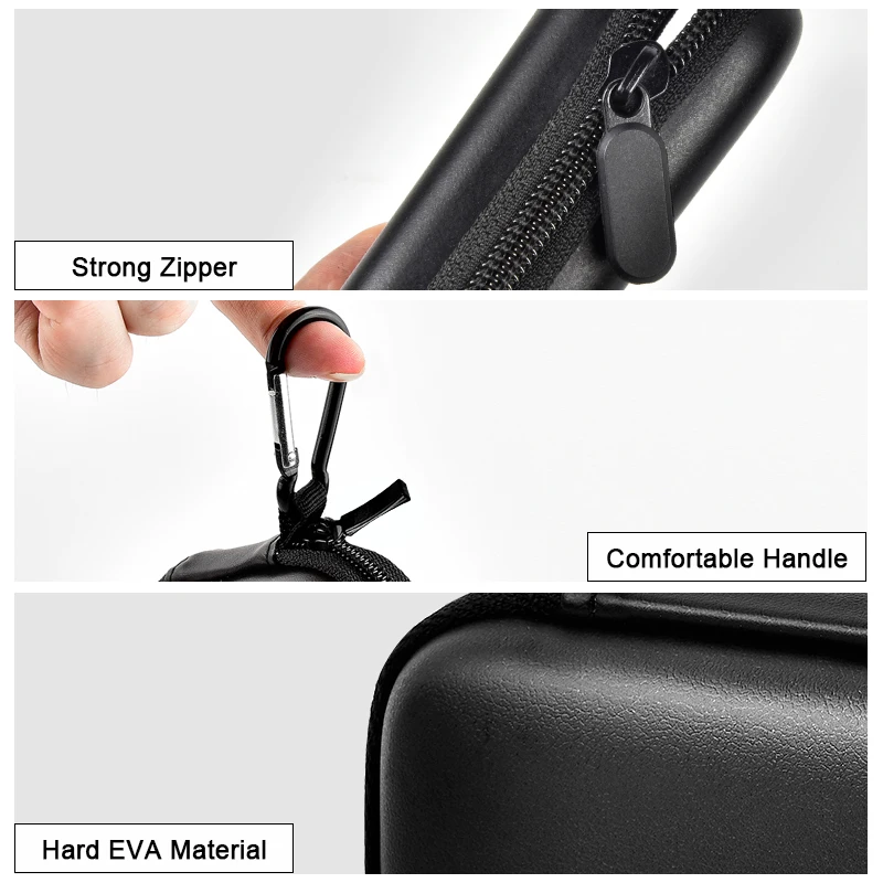 HAMKU 1 Pezzi Kardia Mobile Case - compatibile Custodia rigida per kardiamobile 6L, borsa da viaggio per monitor cardiaco ECG, custodia per rilevatore di cuore