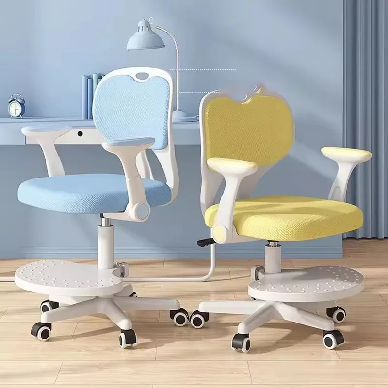 Child Safety Seat Children's Chair Designer Growing Study Armchair Stool Girl Design Room Silla Madera Infantil School Furniture