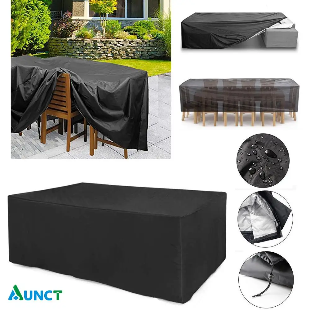 Garden Patio Furniture Cover Seat Waterproof Patio Rattan Cube Table 