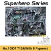 Superheroes Series Bat Arkham Asylum Building Blocks Ambulance Car Castle Street View Bricks Toys For Boys Kid Christmas Gifts 2