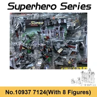 Superheroes Series Bat Arkham Asylum Building Blocks Ambulance Car Castle Street View Bricks Toys For Boys Kid Christmas Gifts 2
