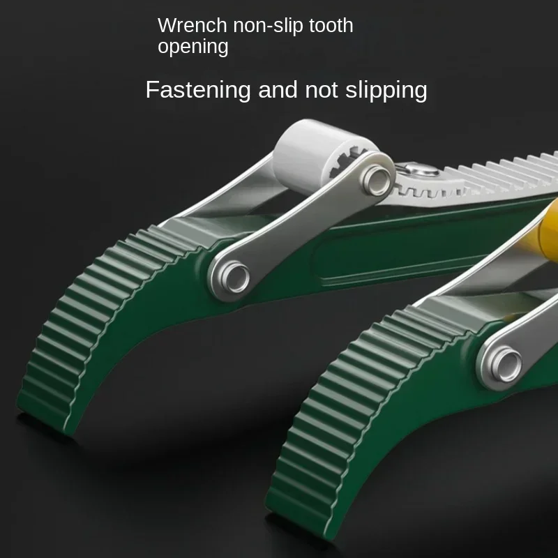 Chain Oil Filter Oil Filter Wrench Adjustable Strap Opener Belt Wrench Oil Filter Puller Strap Spanner