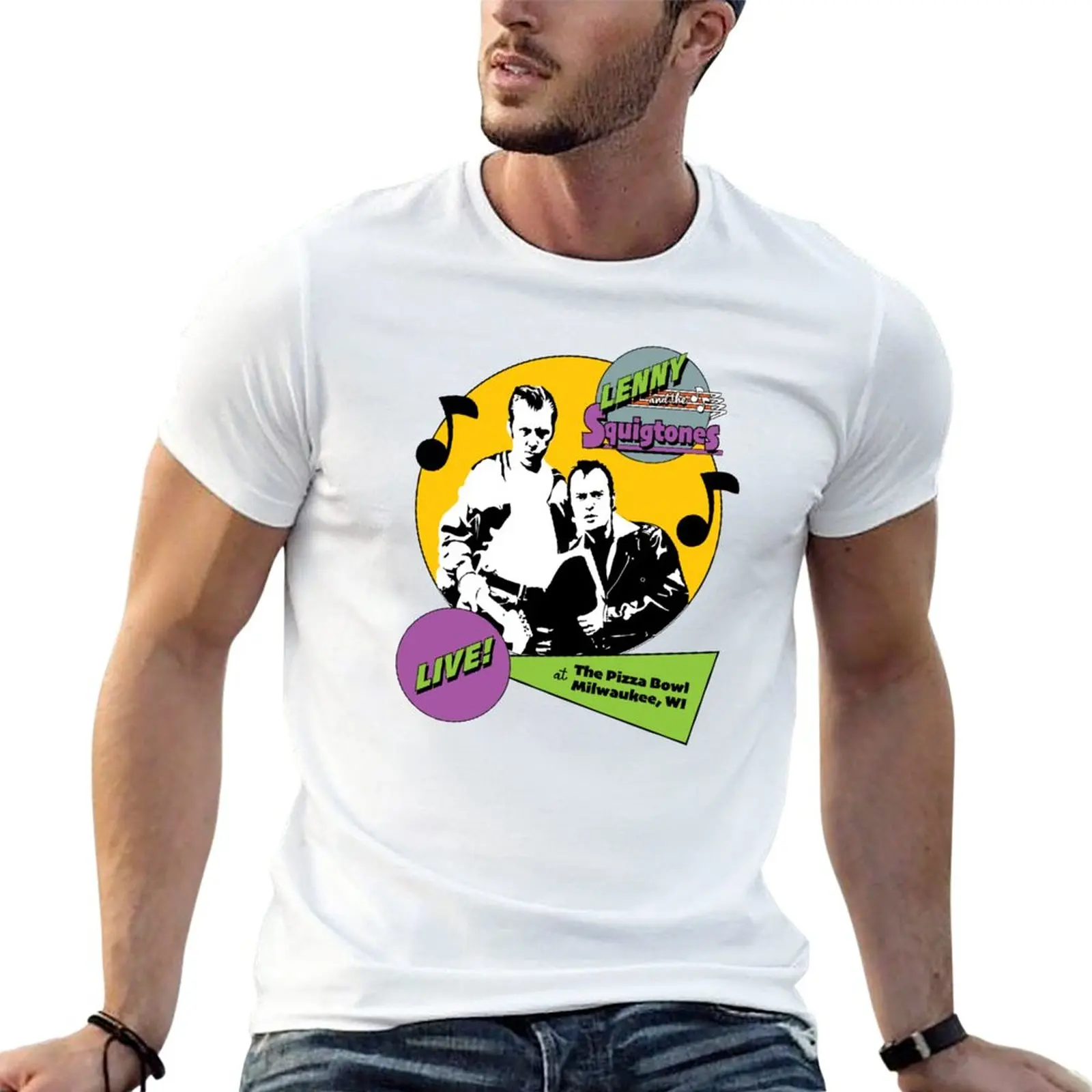 

New Lenny and the Squigtones T-Shirt quick drying shirt animal print shirt for boys hippie clothes mens t shirts