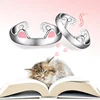 Cute Ring Cat Ear Finger Ring Open Design Fashion Ring Jewelry For Women Young Girl Child Gift Adjustable Ring Jewelry Wholesale 6
