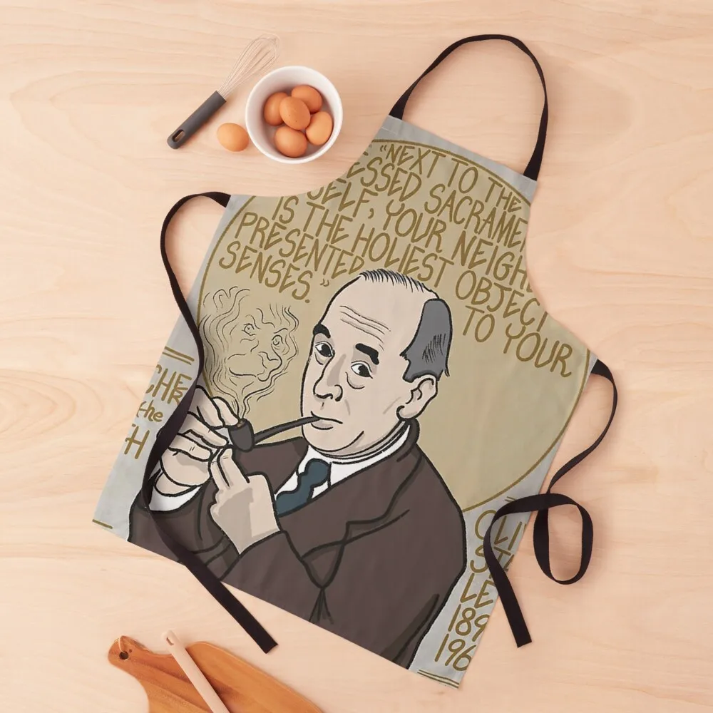 

C.S. Lewis (1898-1963) Apron Art Kitchen Household Items useful gadgets for home Apron