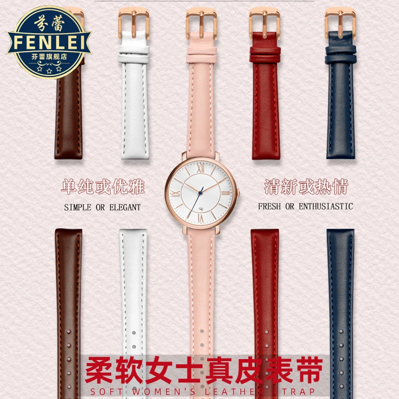 Per Casio Swarovski Fossil Dw Tissot Strap Donna Bracciale A Sgancio Rapido Da Donna In Vera Pelle 12 14Mm 15Mm 16Mm 18Mm Cinturino Per Orologio