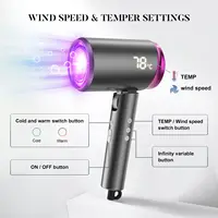 SEJOY Ionic Hair Dryers LED Display AnionTechnology Portable Lightweight Blow Dryer Airflow Salon 2