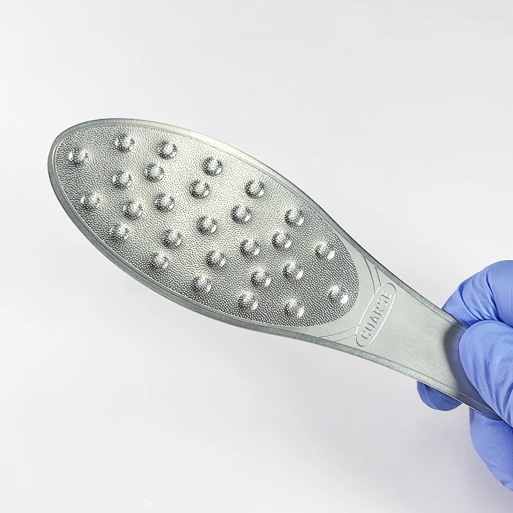 Foot File Callus Remover Super Thin Foot Scrubber Stainless Double Sided Pedicure Rasp for Cracked Heel and Dead Skin foot file,foot care tool,foot exfoliating scrubber,foot exfoliating file