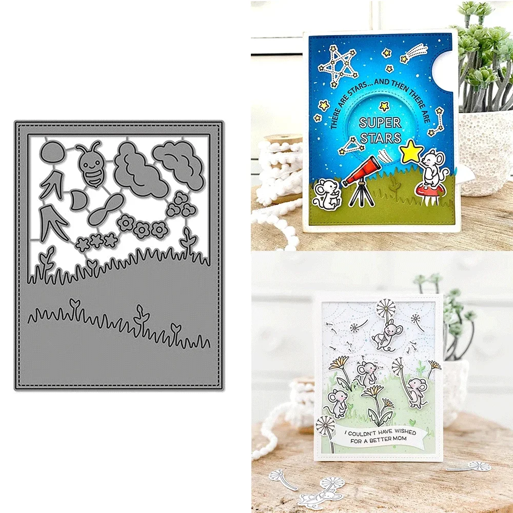 Meadow Backdrop Gift Set Metal Cutting Dies