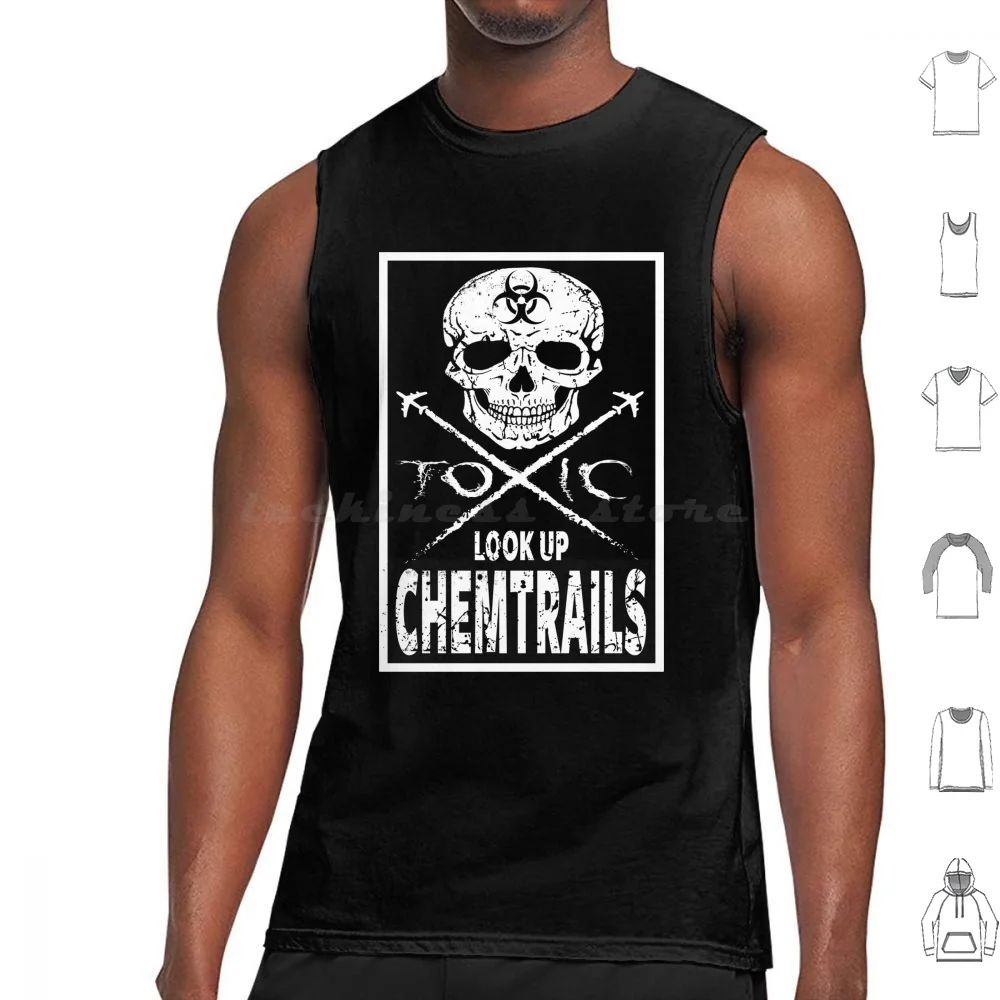 Chemtrails-Canotte Tossiche Gilet Senza Maniche Chemtrails Chem Trails Chemtrails Chemtrails Illuminati Nuovo Ordine Mondiale Nwo Anti