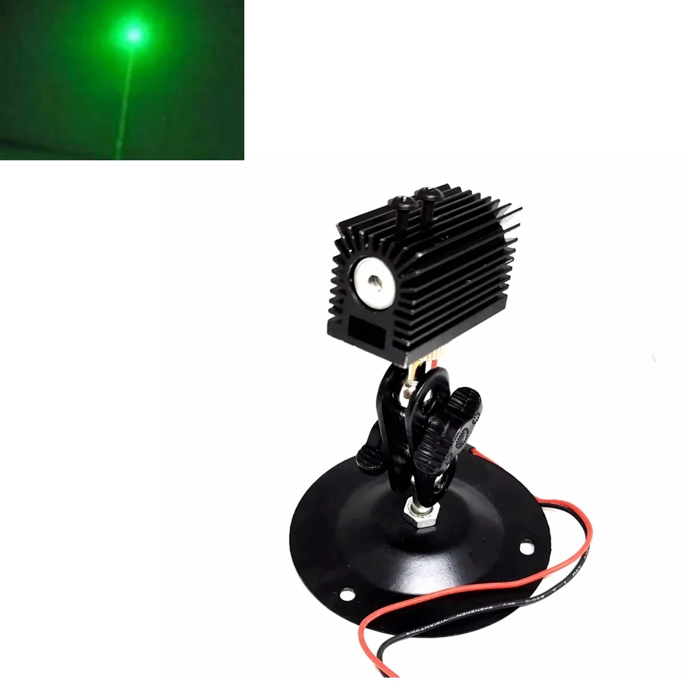 Industrial Grade 532nm 30mw/ 50mw Dot Green Laser Module 45*27*22 w Heatsink