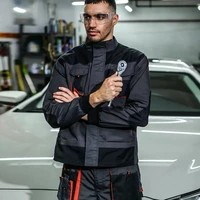 Work Jacket Men Eletrician Cargo Trousers Multi Pockets Work Vest Tools Overalls Men Workwear Uniform Safety Clothing Workwear 2