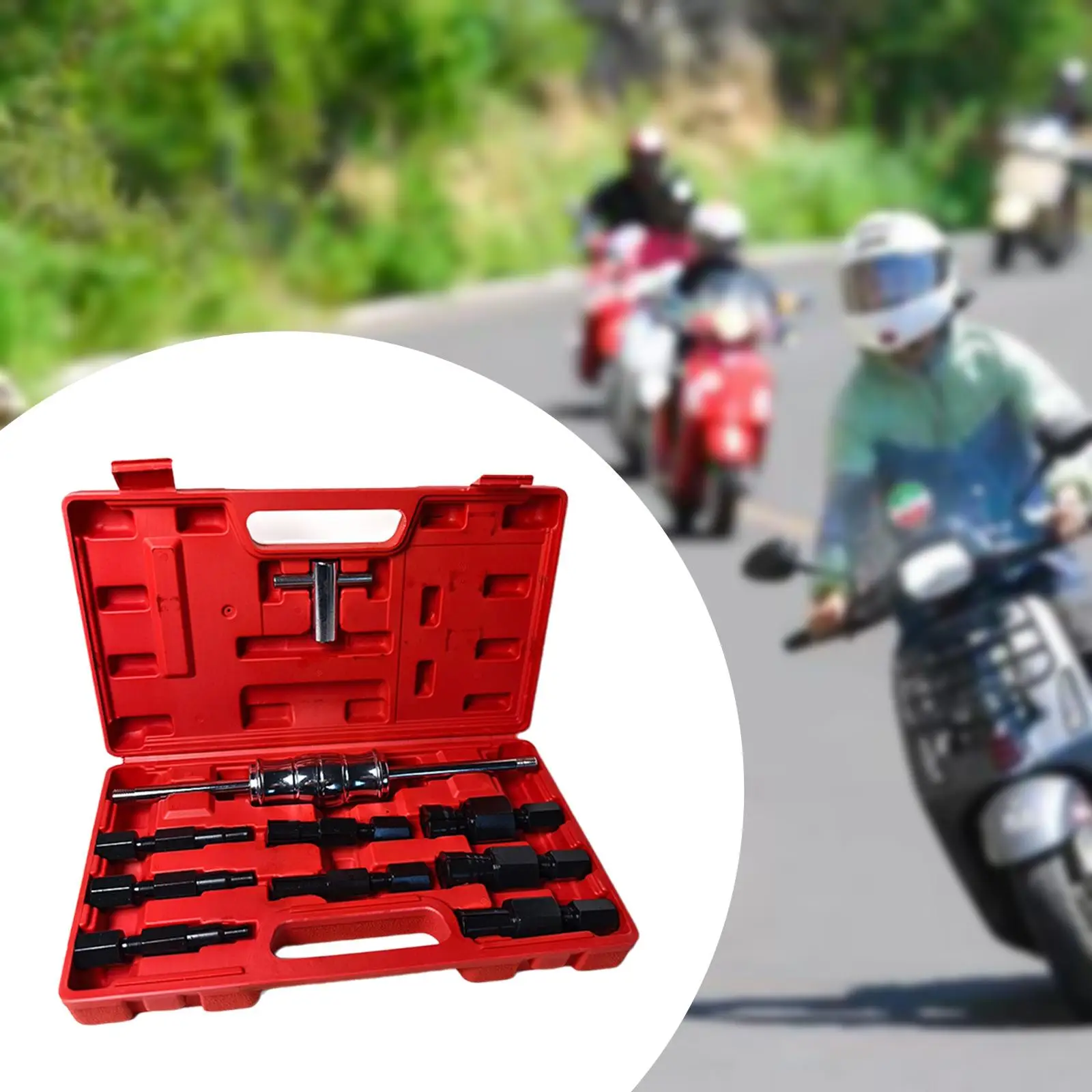 9x Bearing Disassembly Puller Bike Bearing Puller Heavy Duty Car Repair Tools Inner Hole Puller Removal Tool Bearing Extractor 9x Bearing Disassembly Puller Bike Bearing Puller Heavy Duty Car Repair Tools Inner Hole Puller Removal Tool Bearing Extractor