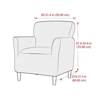 Water Repellent Tub Chair Cover Stretch Club Couch Armchair Slipcovers Elastic Single Sofa Covers Living Room Bar Counter Hotel 2