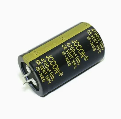 

2PCS 100V4700UF 4700UF 100V Electrolytic Capacitors volume: 30X50MM