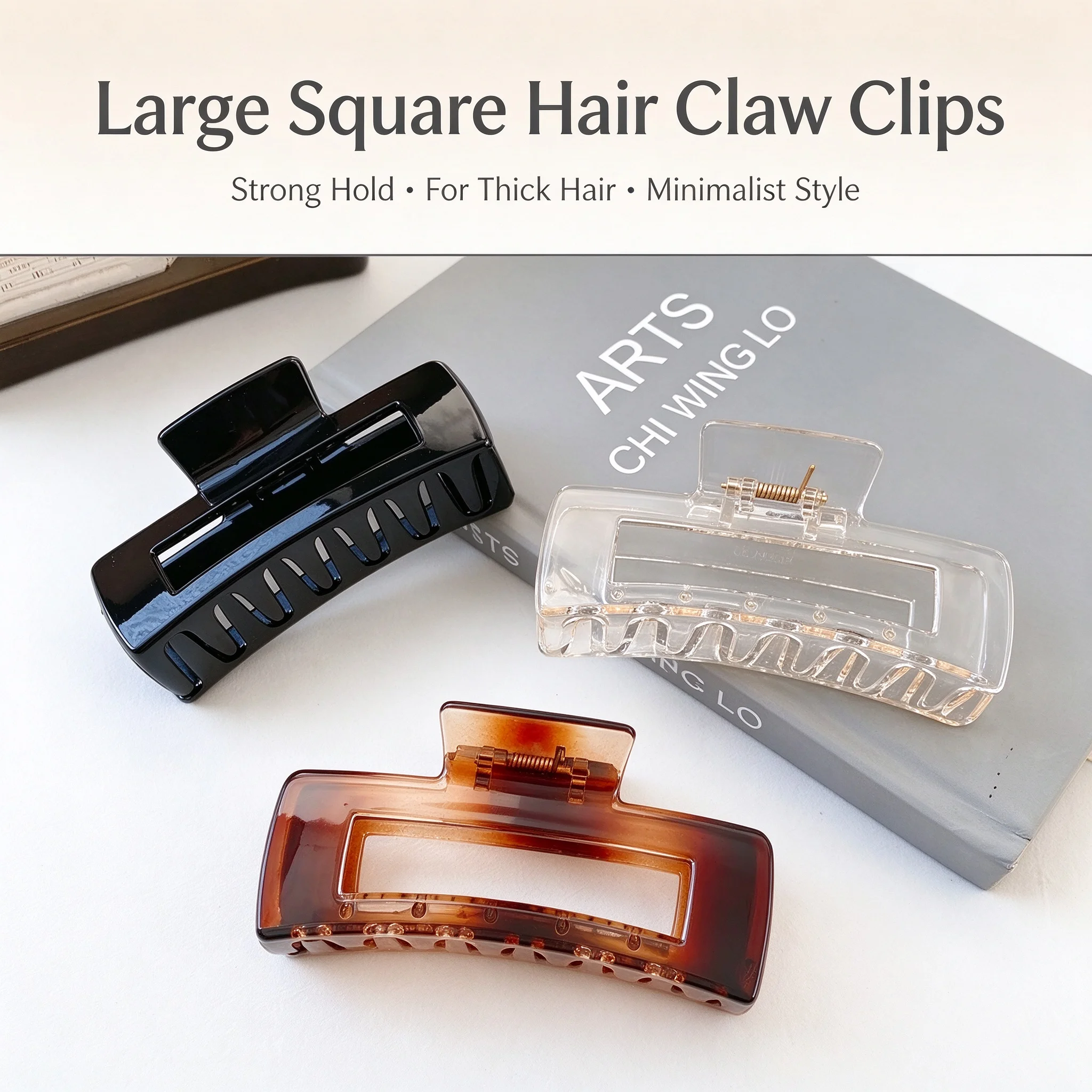 2026 Neue Elegante Hohle Haarklammer für Frauen, Kunststoff-Haarklammer, Vintage-Haarspangen, Haarband, Haarnadel, Haarkrabbe, Haaraccessoires