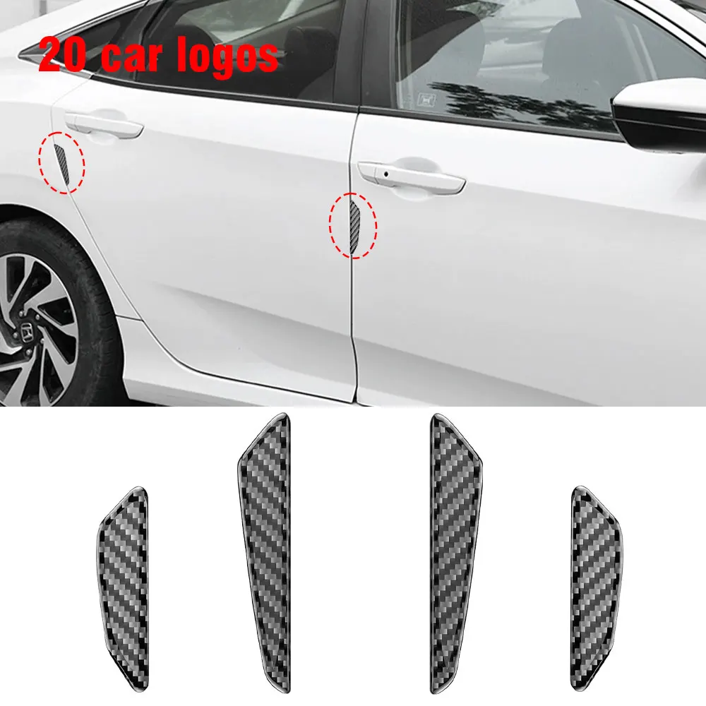 4 Pezzi In Fibra Di Carbonio Car Door Edge Impact Protector Accessori Decorativi Per Dodge Journey Challenger 1500 Caricabatterie Durango