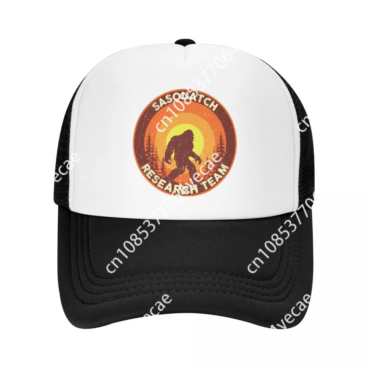 

Fashion Vintage Sasquatch Research Team Bigfoot Baseball Cap Women Men Adjustable Trucker Hat Sports Snapback Caps