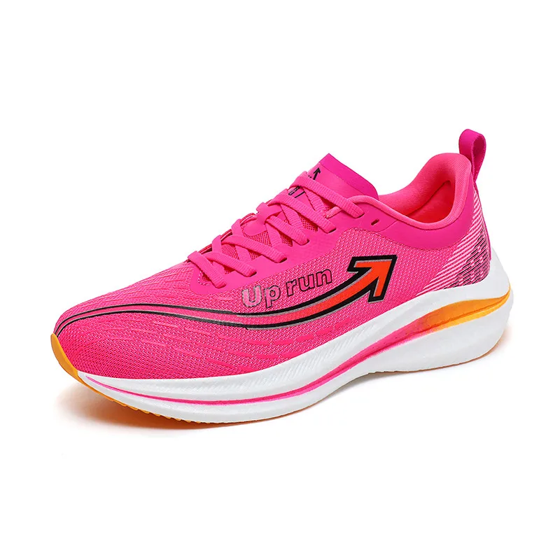 

High Quality Men's Professional Running Shoes Breathable Mesh Men's Jogging Shoes Light Shock-absorbing Women's Running Shoes