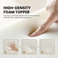 Matelas et housse pour extensions de cils, matelas ondulé Camilla Pestañas, matelas de salon de beauté, matelas en mousse pour spa, lit de beauté, surmatelas incurvé 4