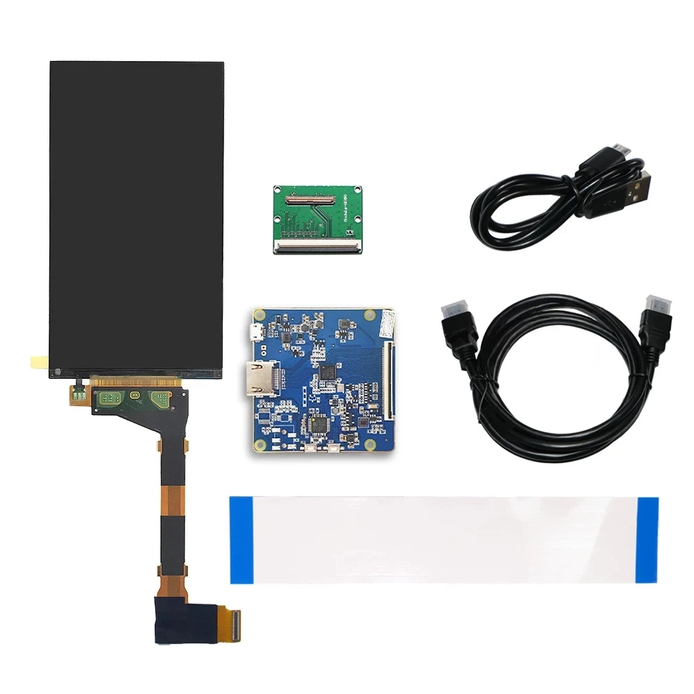 

5.5" 2K LS055R1SX03 1440x2560 LCD Display for Sharp Panel HDMI-Compatible to MIPI to 3D Printer Board Remove/with Backlight