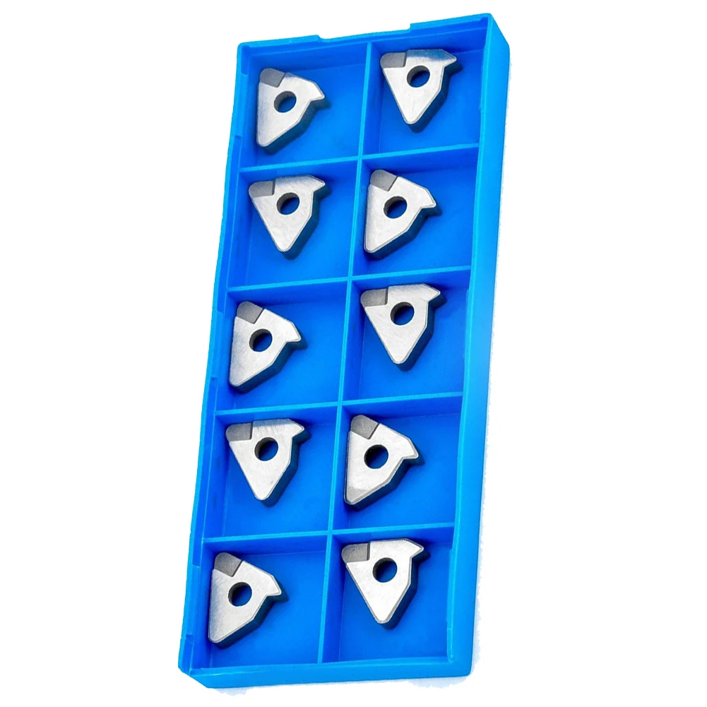 

10pcs STM2204 CNC Carbide Insert Seat Thread Shims Turning Carving Cutter Wood Lathe Tungsten Steel Mechanical Workshop Tools